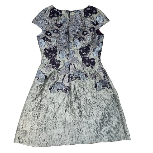 ST JOHN metallic silk blend dress - Picture 2 of 7